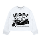 “Archive” Long Sleeve Retro Car Tee