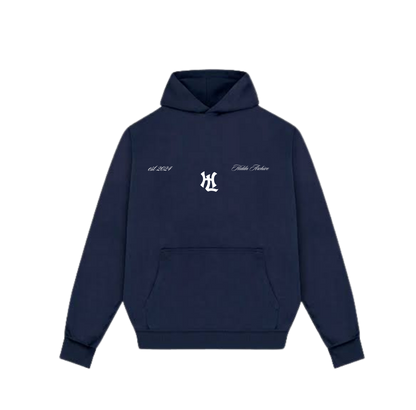 Yankees Hiddn Love Blue HeavyWeight Hoodie