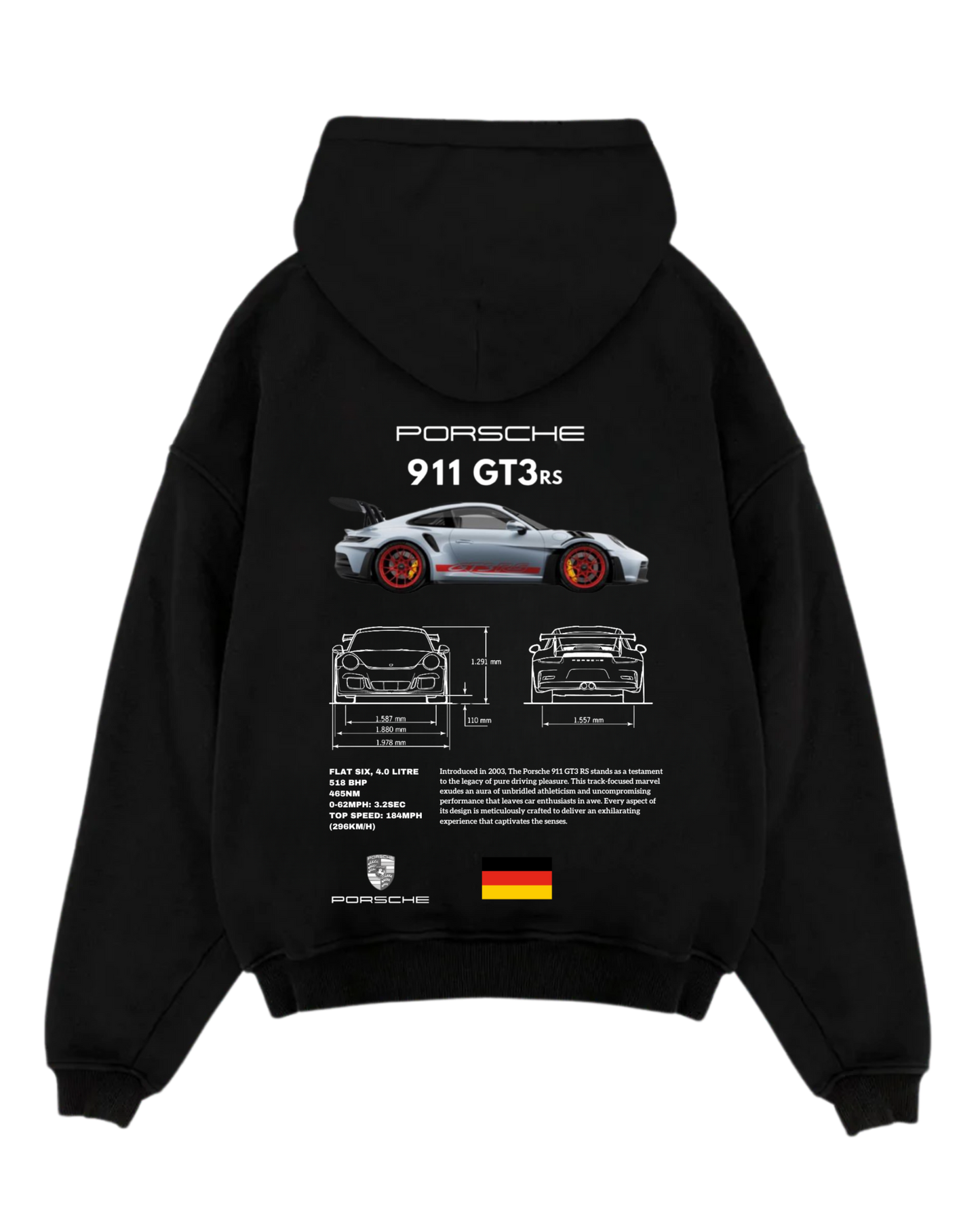 “Porsche Industry” Hiddn Heavy Weight Hoodie