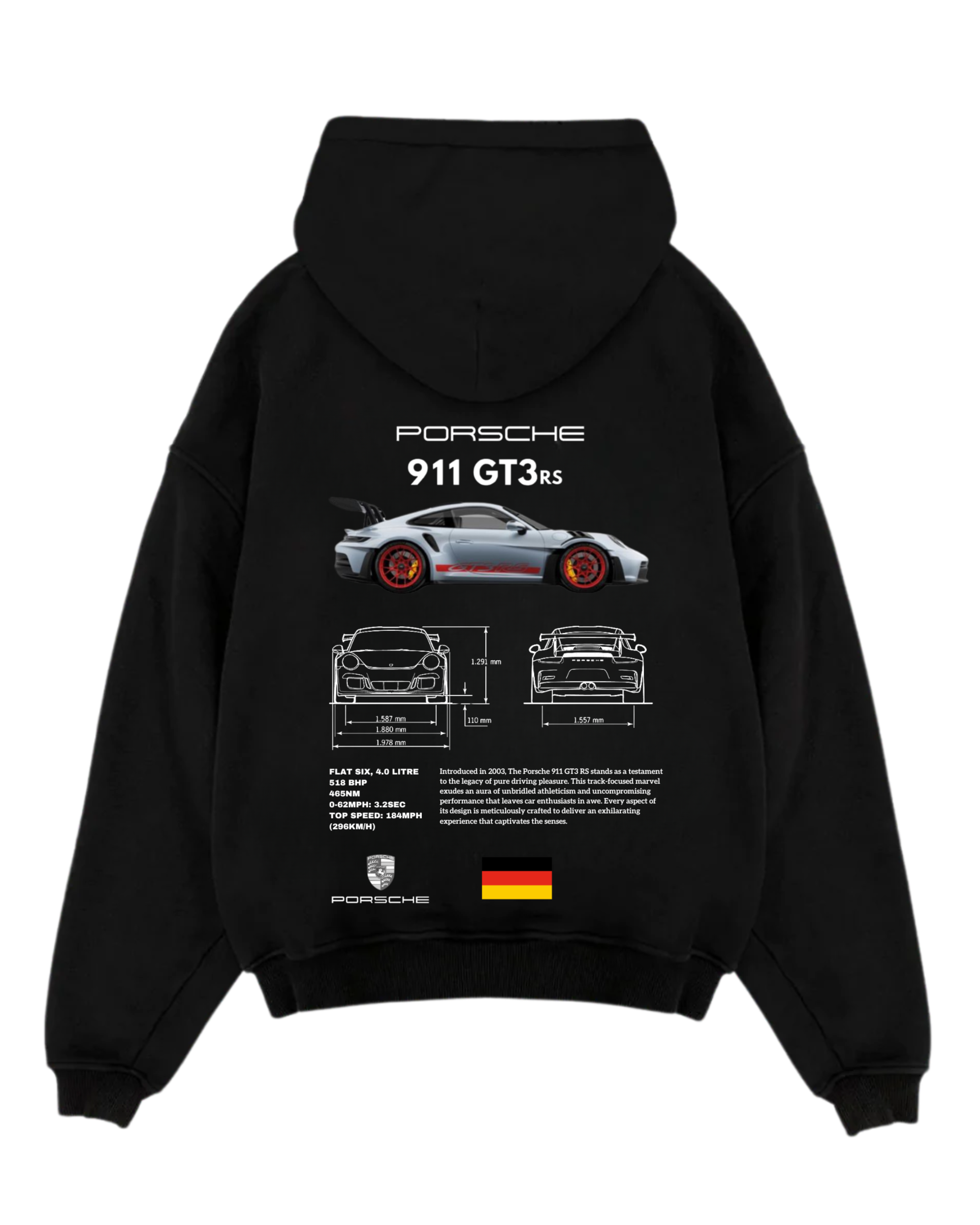 “Porsche Industry” Hiddn Heavy Weight Hoodie