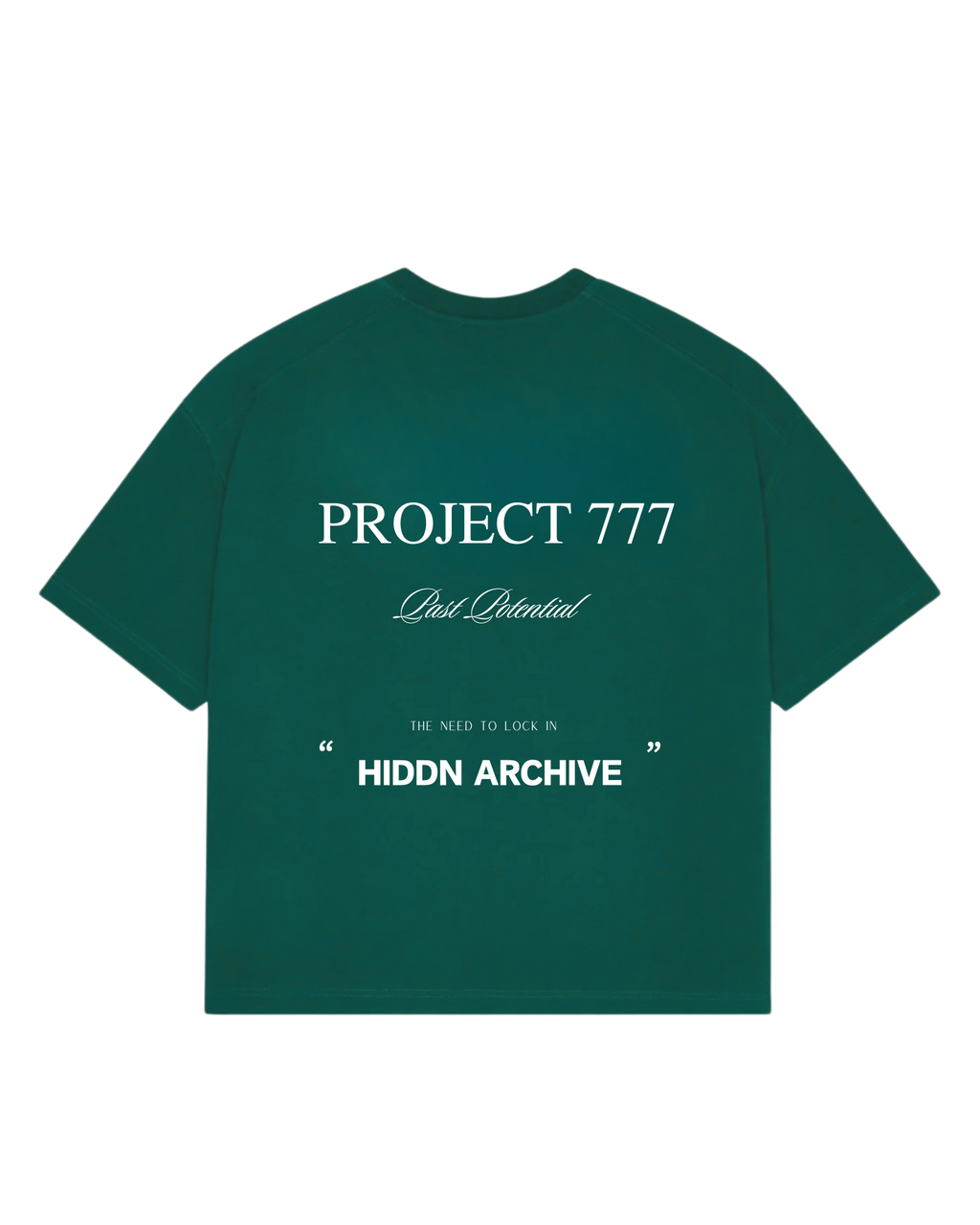 “Project 777” Tee Emerald Green