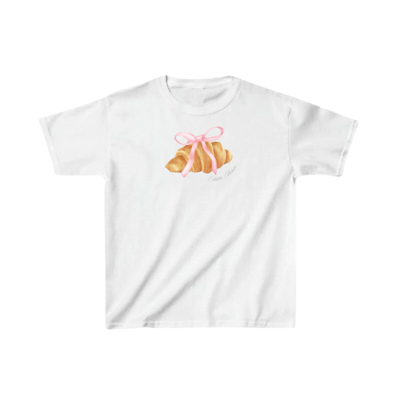 “Croissant” Girls Baby Tee