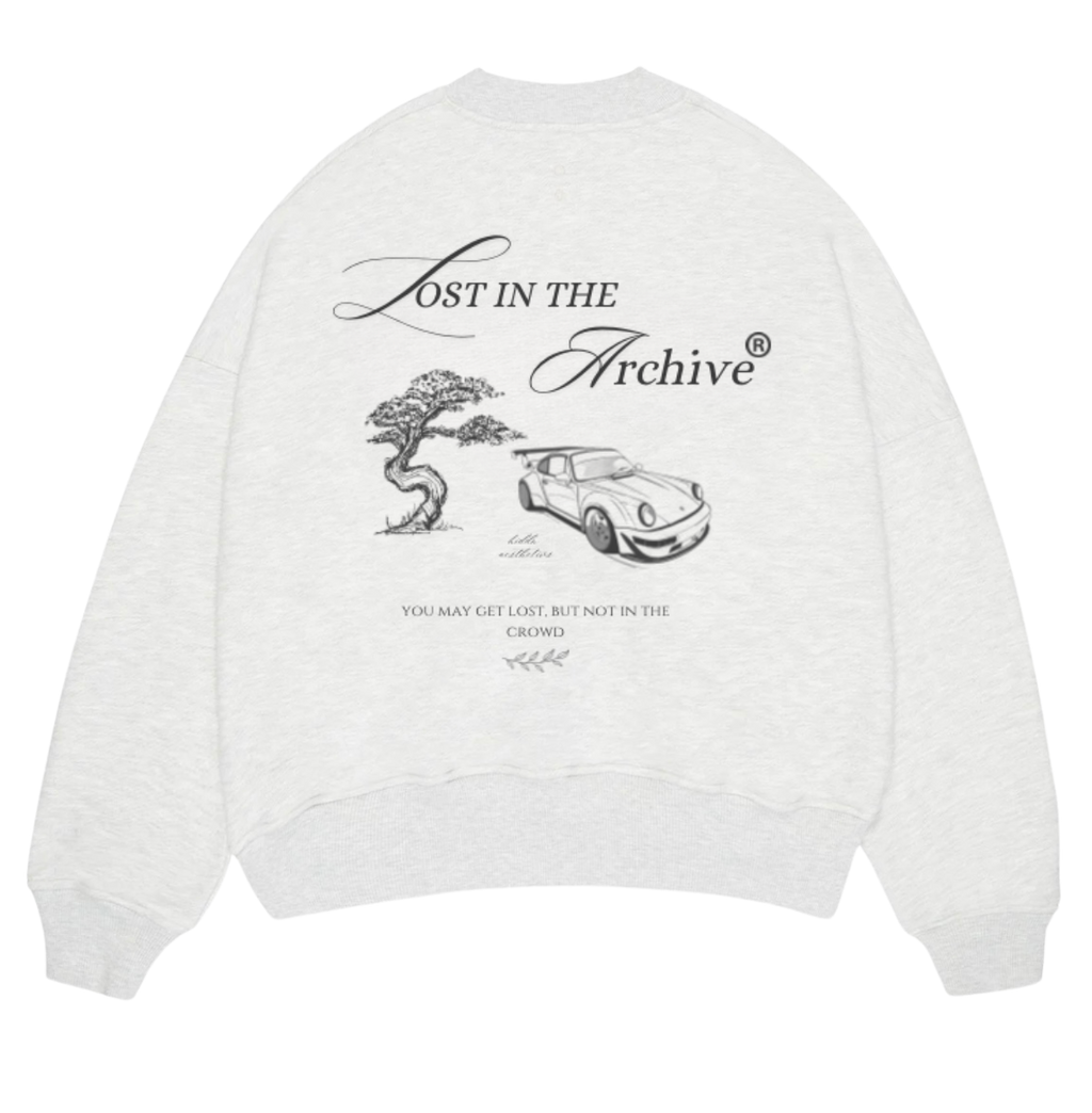 “Lost” Grey Statement Sweat Shirt