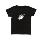 Straw Berry Baby Tee ( Black )