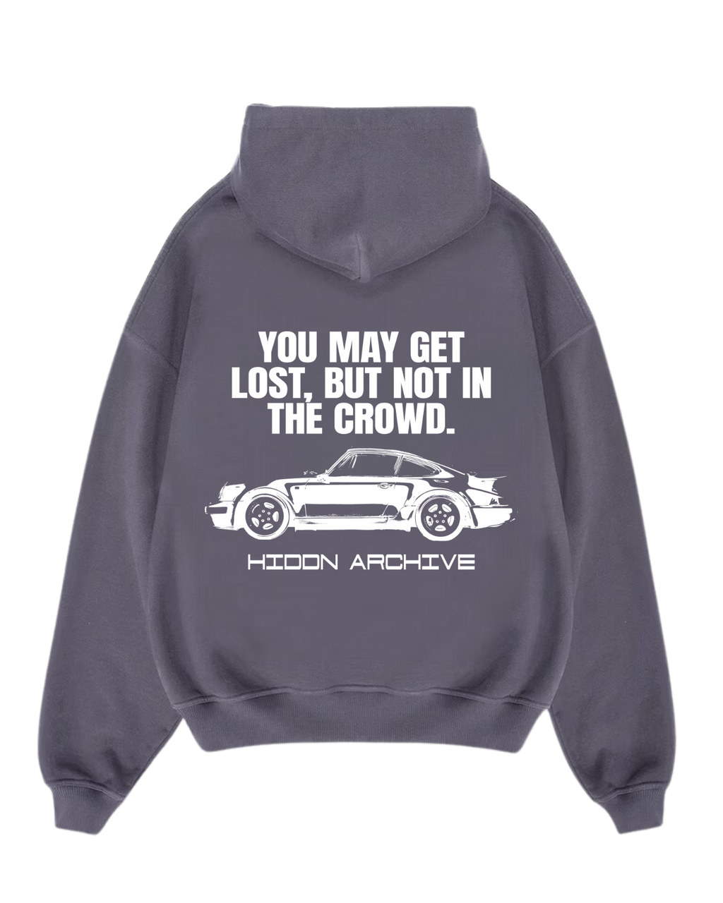“Not in the crowd” Graphic Heavy Weight Hoodie.