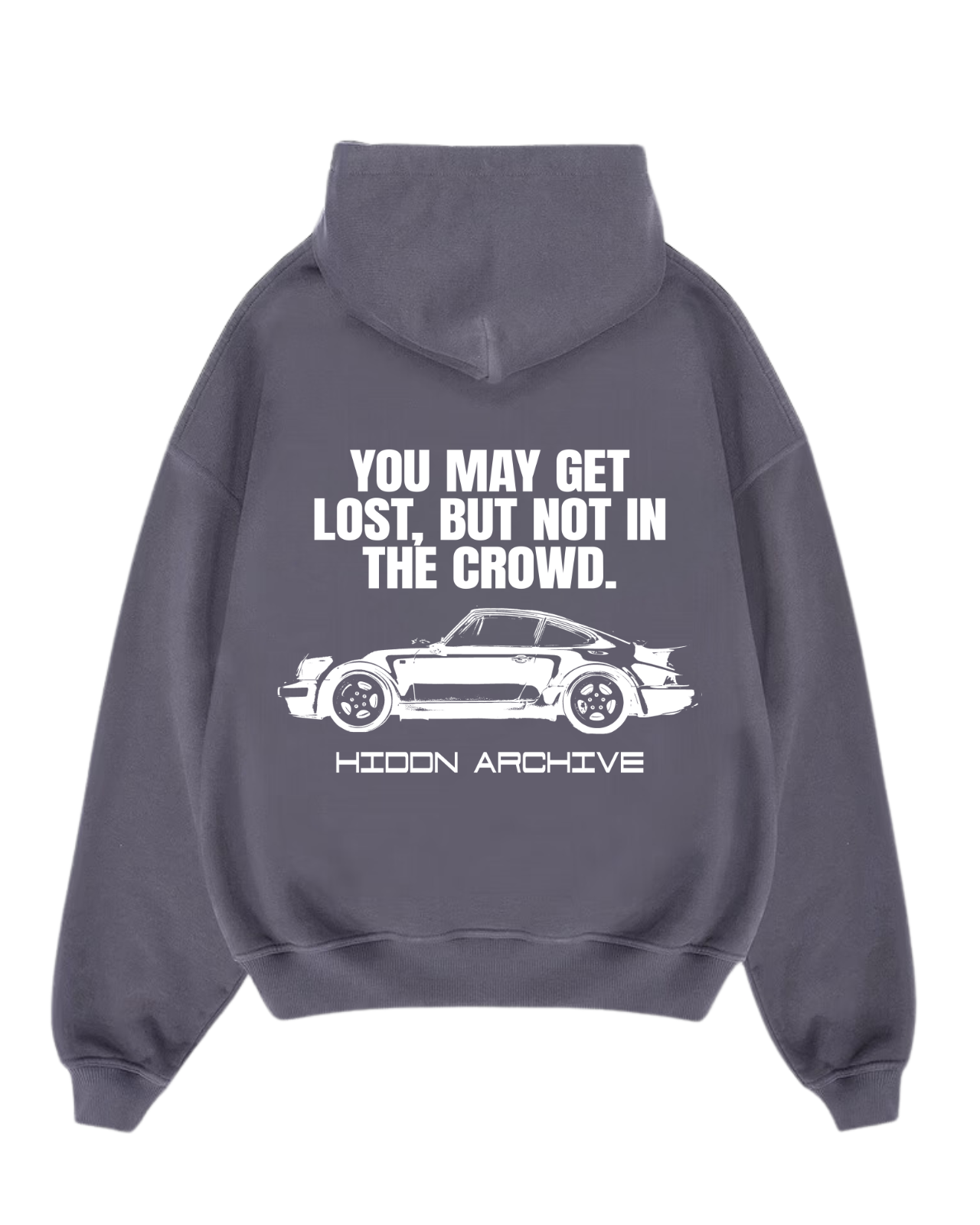 “Not in the crowd” Graphic Heavy Weight Hoodie.