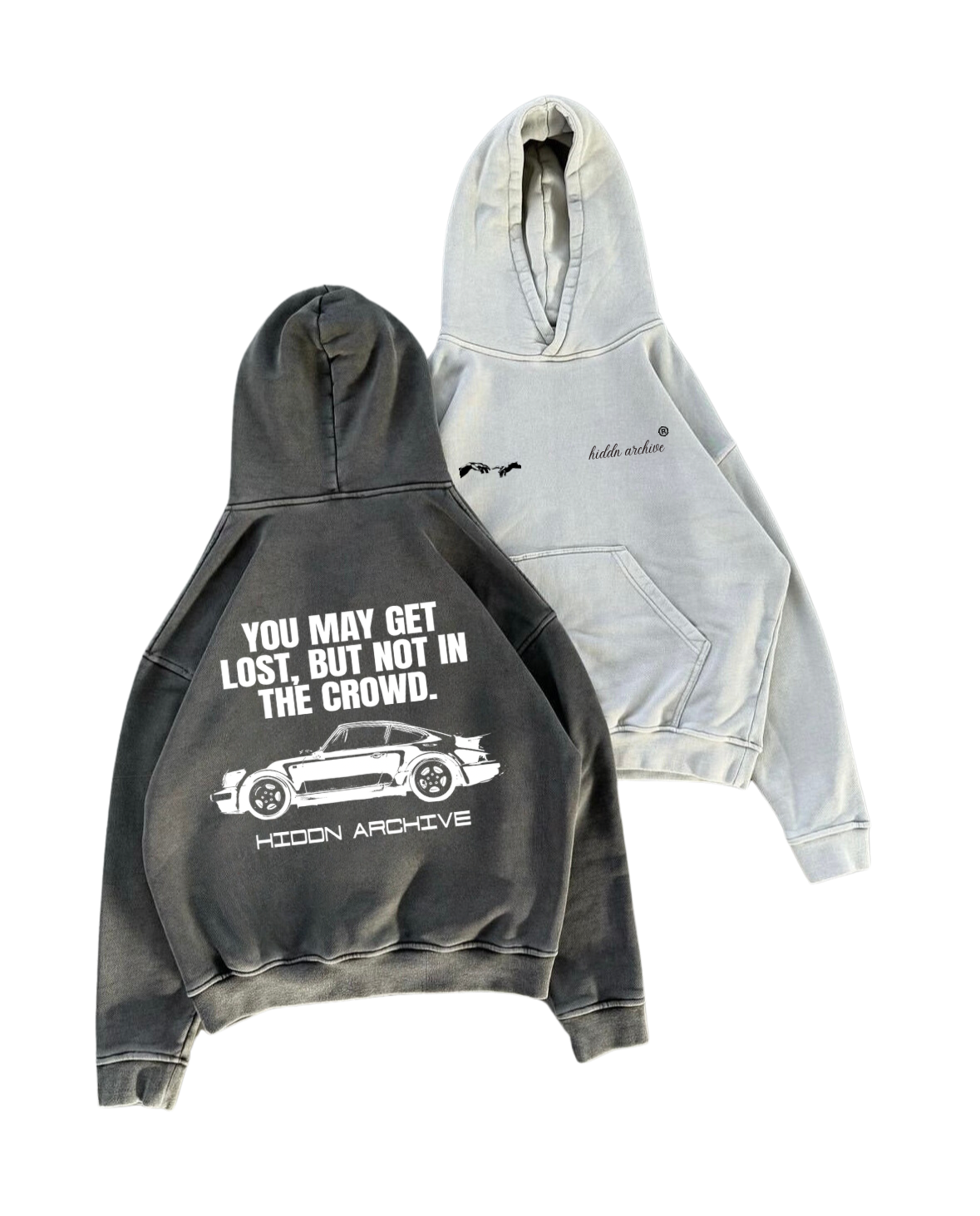 “Not in the crowd” Graphic Heavy Weight Hoodie.