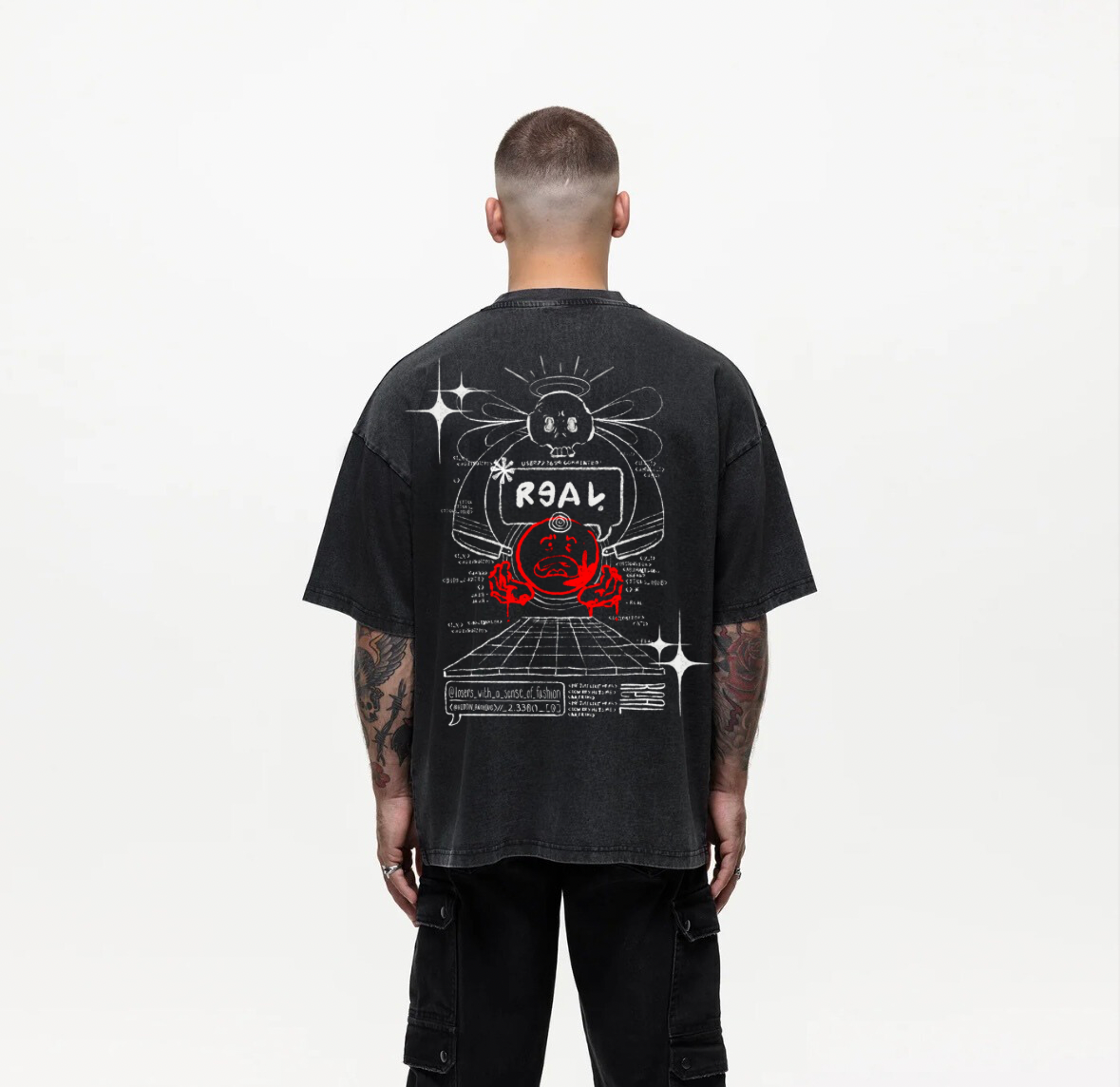 “Real” Graphic Vintage Wash Tee