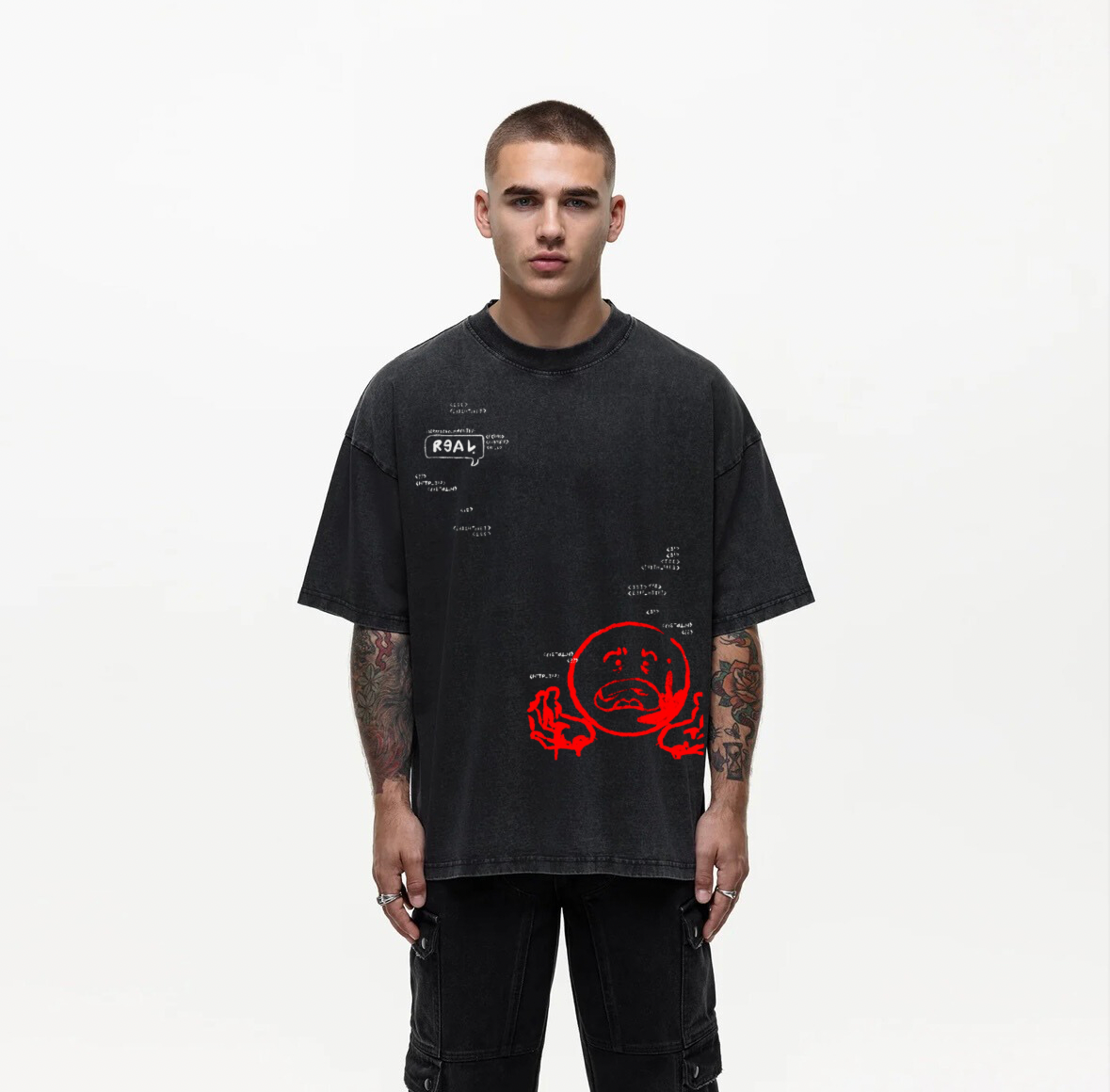 “Real” Graphic Vintage Wash Tee