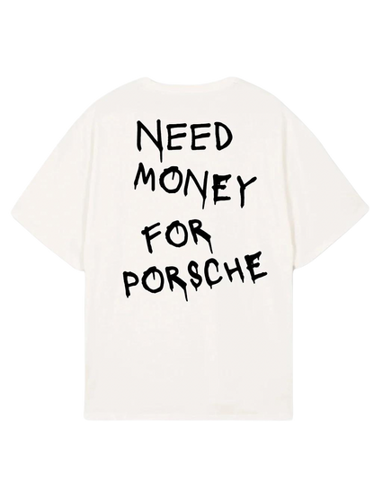 Porsche Oversized Graphic Tee Shirt