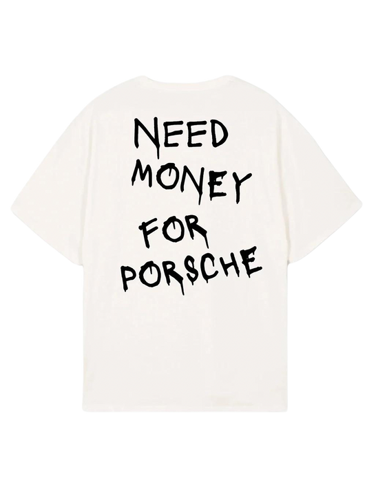 Porsche Oversized Graphic Tee Shirt