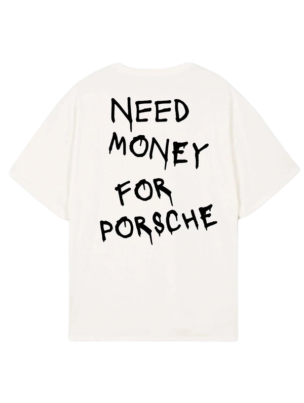 Porsche Oversized Graphic Tee Shirt