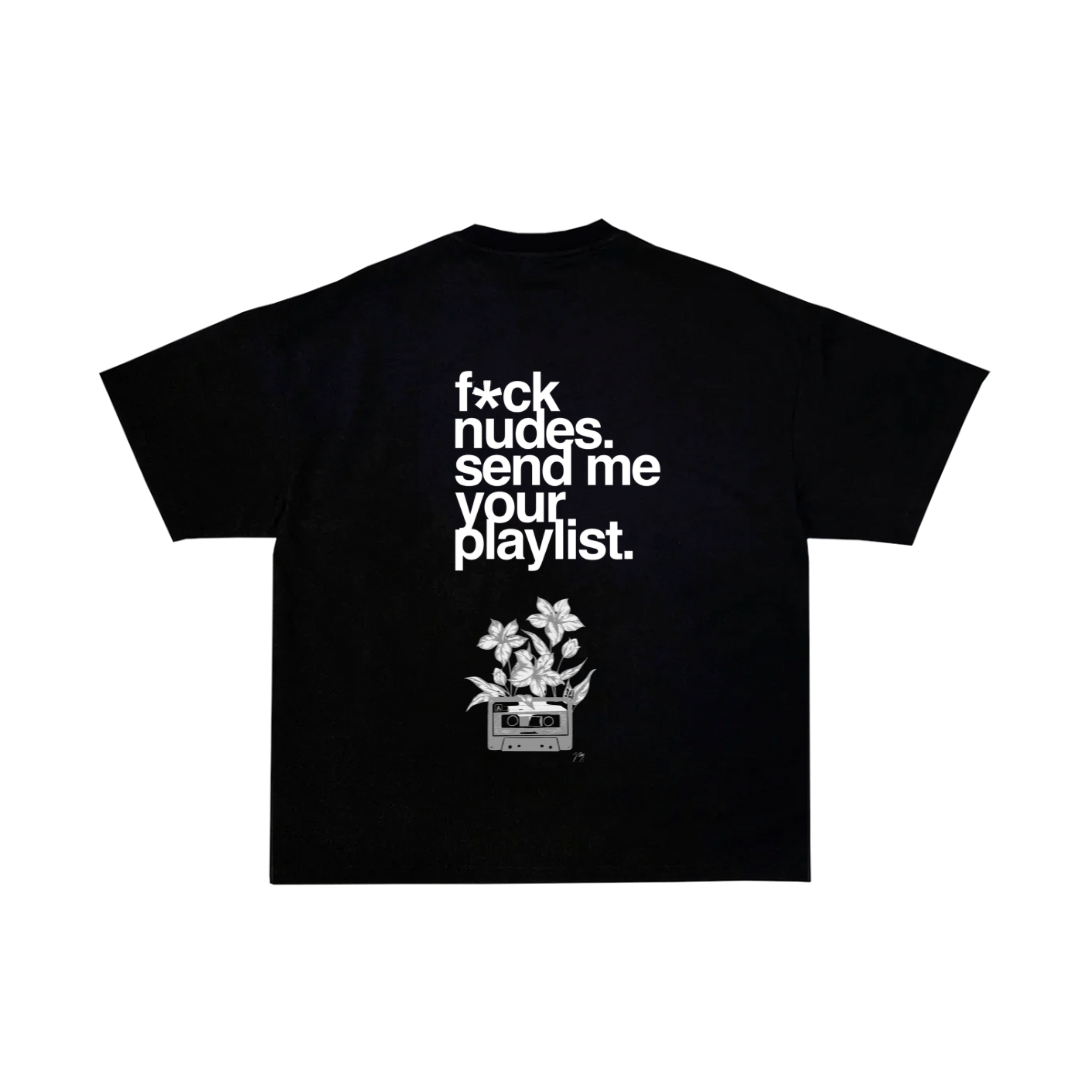 “Send me your playlist” Hiddn Archive Tee