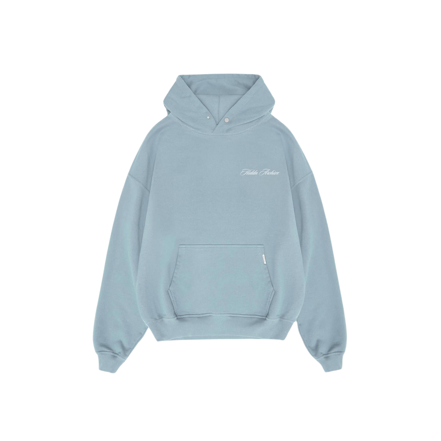 Hiddn “Members only” Heavy Weight Hoodie (Baby Blue)