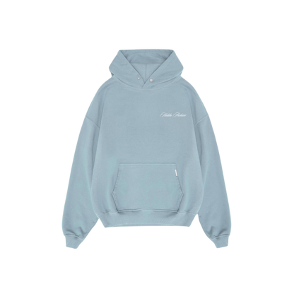 Hiddn “Members only” Heavy Weight Hoodie (Baby Blue)