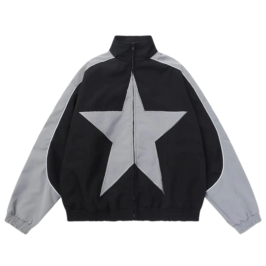 Zip up Star Track Suit Jacket