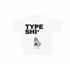 “Type Shi” Hiddn Graphic Tee in White