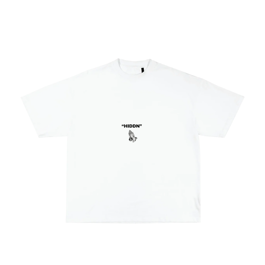 “Type Shi” Hiddn Graphic Tee in White