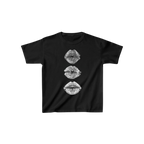 “Kisses” Hiddn Archive Black Baby Tee