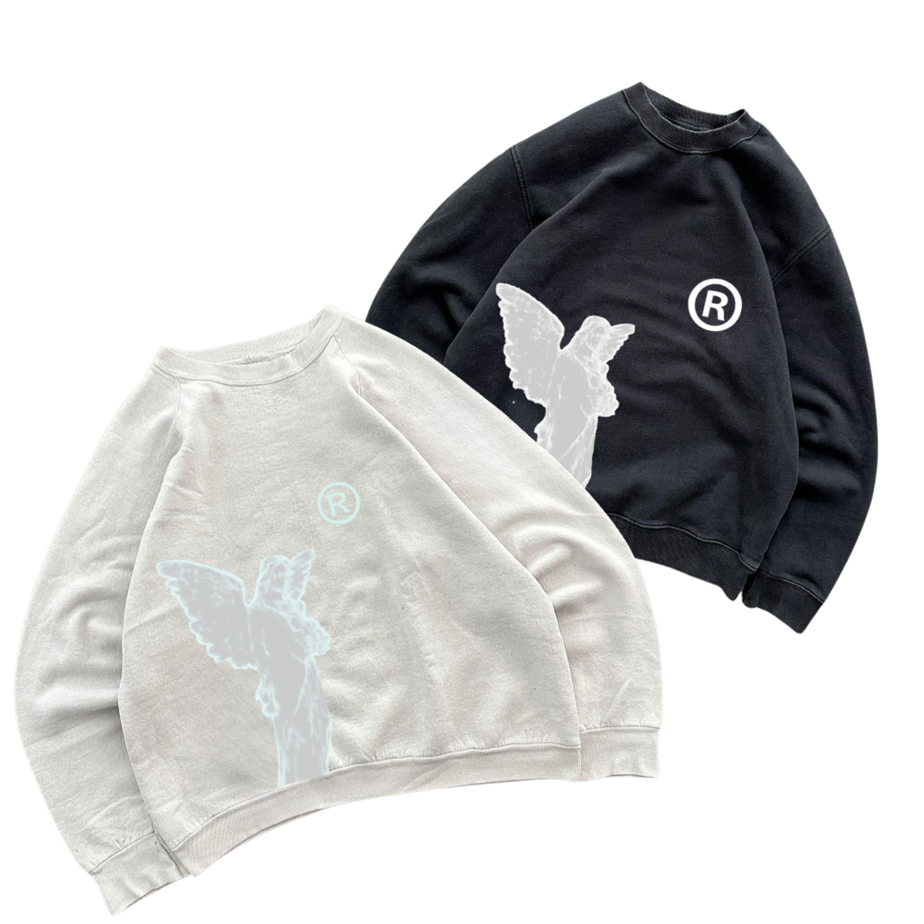Hiddn Angel Oversized Luxury Crew Neck