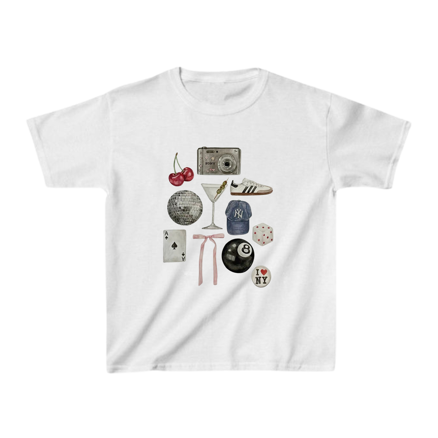 Hiddn “moodboard” baby tee