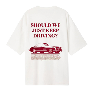 "Driving" Red Aesthetic Graphic Tee