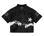 Hiddn Archive Cropped Varsity Jersey