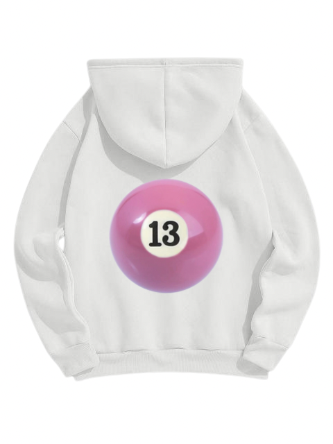 Hiddn Pink Billaird Ball Hoodie