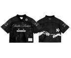 Hiddn Archive Cropped Varsity Jersey