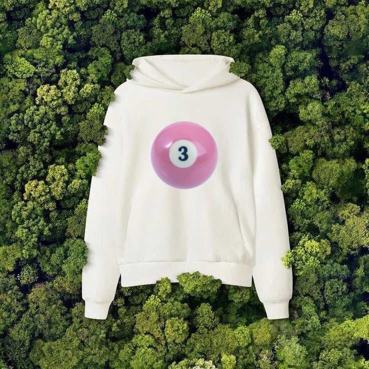 Hiddn Pink Billaird Ball Hoodie