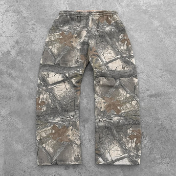 Hiddn Baggy Camo Sweatpants