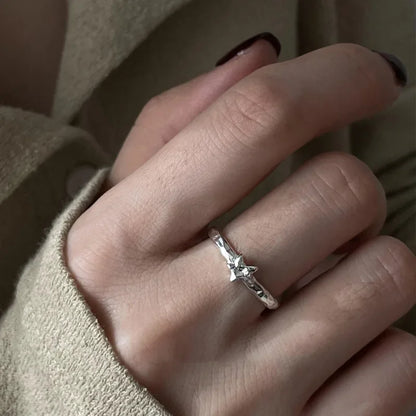 Hiddn Melt Silver Rings