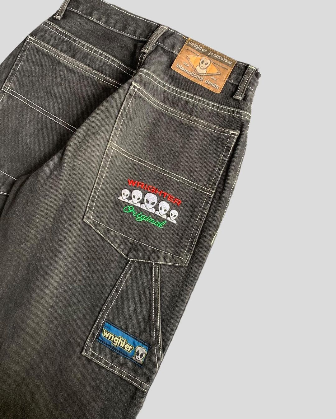 Retro "Bombshell" Unisex Baggy Jeans