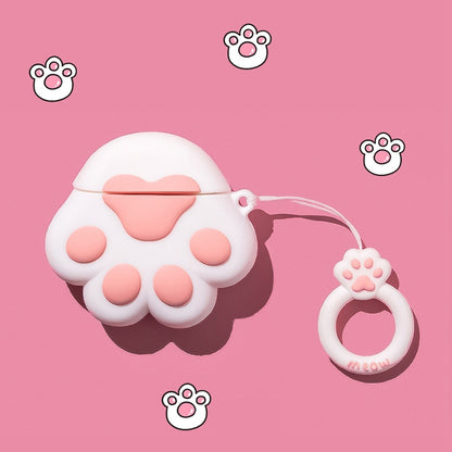 3D Rabbit Earphone Cases for AirPods 2 Case Cute Cat Dog Cartoon for Apple Air Pods Cover 1 Headphone Earpods Earbuds Case Strap