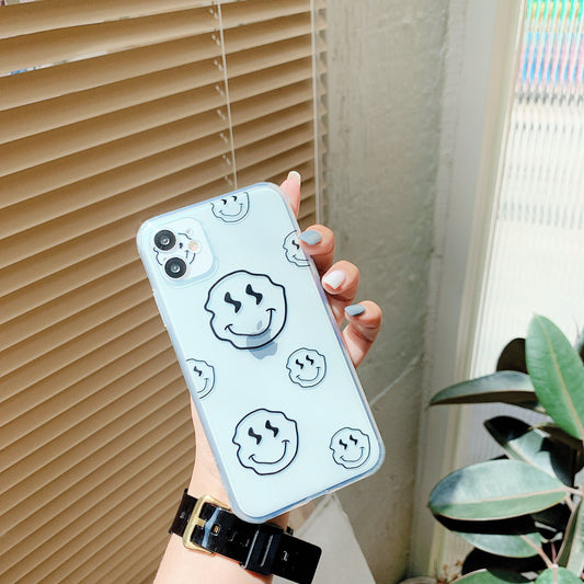 Cute caartoon phone case for iphone 12 11 13Pro Max 7 8 plus cover transparent tpu soft for iphone XR XS MAX 12Max cases fundas