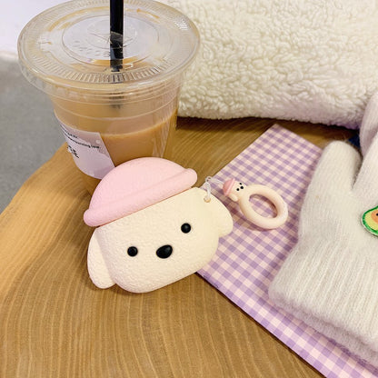 3D Rabbit Earphone Cases for AirPods 2 Case Cute Cat Dog Cartoon for Apple Air Pods Cover 1 Headphone Earpods Earbuds Case Strap