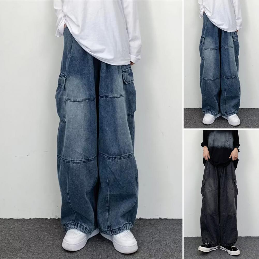 Mens Baggy Cargo Jeans
