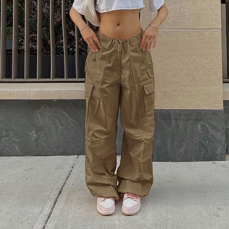 Y2k Womens Cargo Pants Street Style